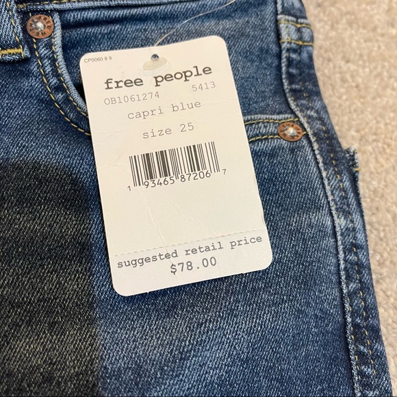 NWT Free People Raw High Rise Jeggings - Picture 13 of 16